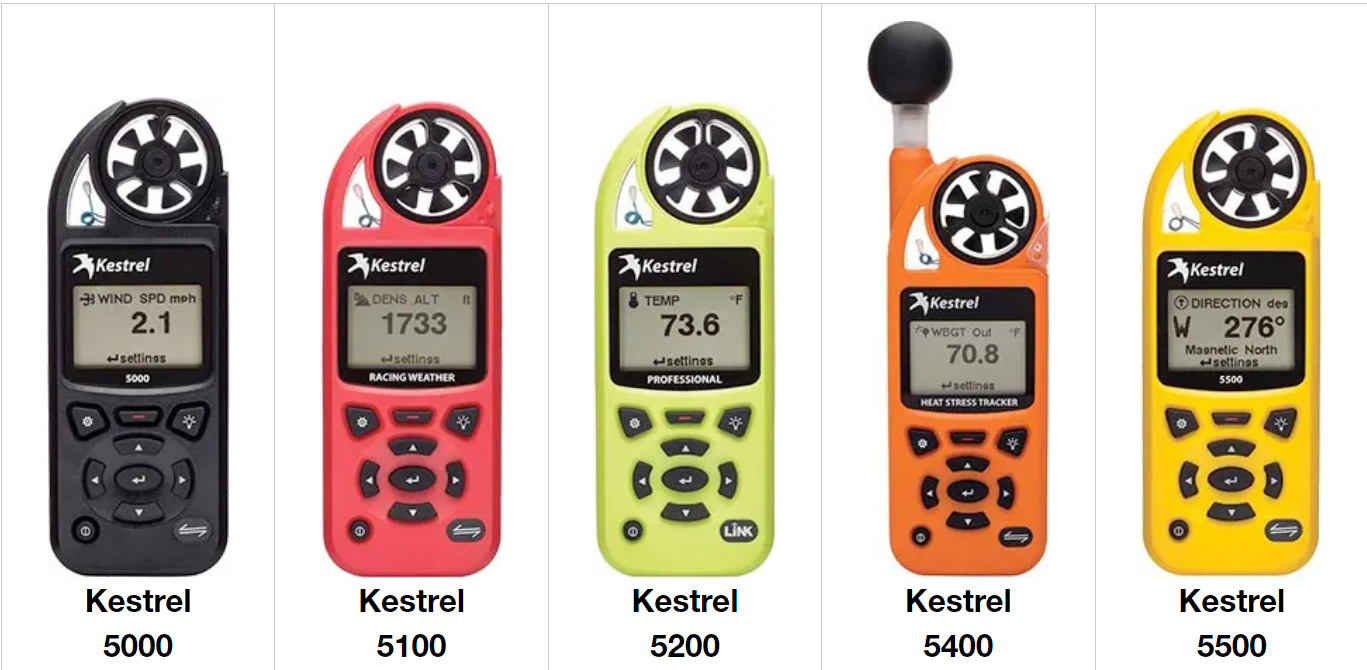 KESTREL 5000 系列风速仪有什么区别？5000/5