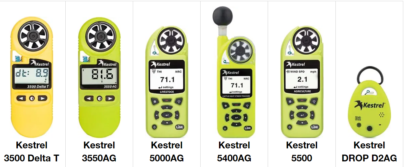Kestrel 农业气象仪有什么区别？3500DT/3550